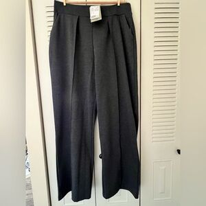 H&M Gray Wide-Leg Trousers
